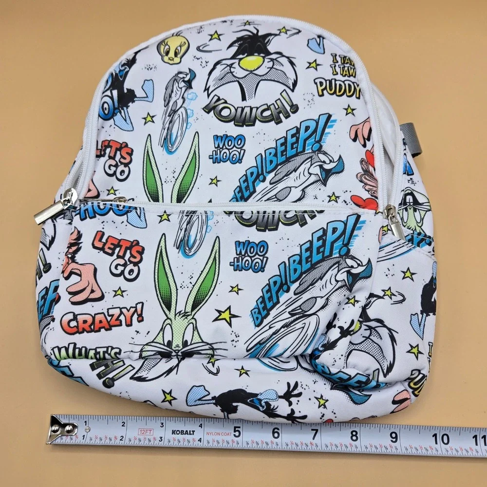 Looney Tunes ALL-OVER Comic- Print Mini Backpack Unisex NWOT